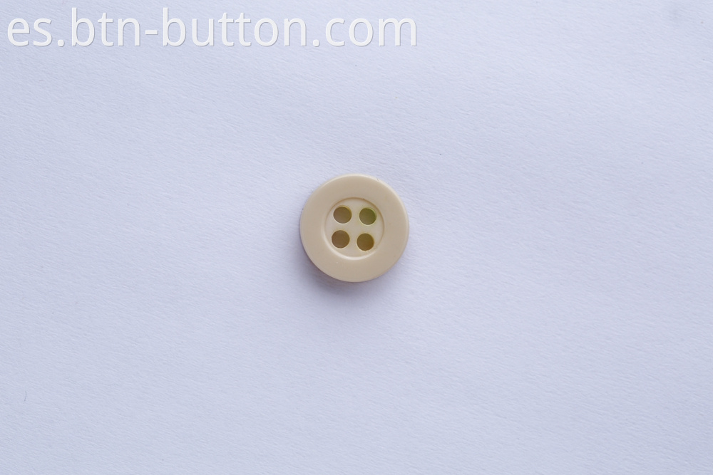 Rainbow color imitation shell button